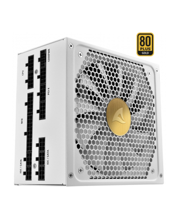 Sharkoon REBEL P30 Gold 1000W ATX3.0, PC power supply (Kolor: BIAŁY, 1x 12VHPWR, 4x PCIe, cable management, 1000 watts)