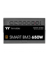 Thermaltake SMART BM3 650W, PC power supply (Kolor: CZARNY, 1x 12VHPWR, 4x PCIe, cable management, 650 watts) - nr 23