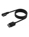 Corsair iCUE LINK slim cable, 600mm, 90 angled (Kolor: CZARNY, 1 piece) - nr 1