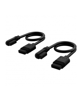 Corsair iCUE LINK slim cable, 200mm, 90 angled (Kolor: CZARNY, 2 pieces)