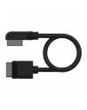 Corsair iCUE LINK slim cable, 200mm, 90 angled (Kolor: CZARNY, 2 pieces) - nr 8