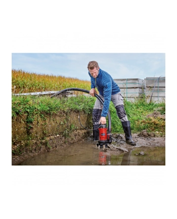 Einhell dirty water pump GE-DP 900 Cut, submersible / pressure pump (red / Kolor: CZARNY, 900 watts) nr 1