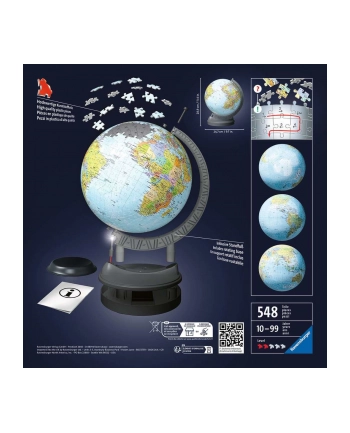 Ravensburger 3D puzzle globe with light nr 2