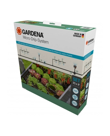 GARD-ENA Micro-Drip System Drip Irrigation Set Raised Bed/Bed, 35 Plants, Dripper (Black/Grey, Model 2023) nr 1