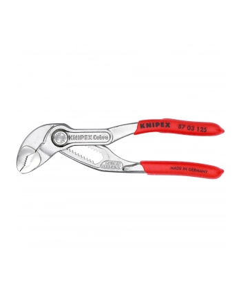 KNIPEX Cobra pipe / water pump pliers 87 03 125 (red, length 125mm, for pipes up to 1'') nr 2
