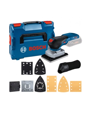 bosch powertools Bosch cordless orbital sander GSS 18V-13 Professional solo (blue/Kolor: CZARNY, without battery and charger, in L-BOXX, 3 sanding plates) nr 1