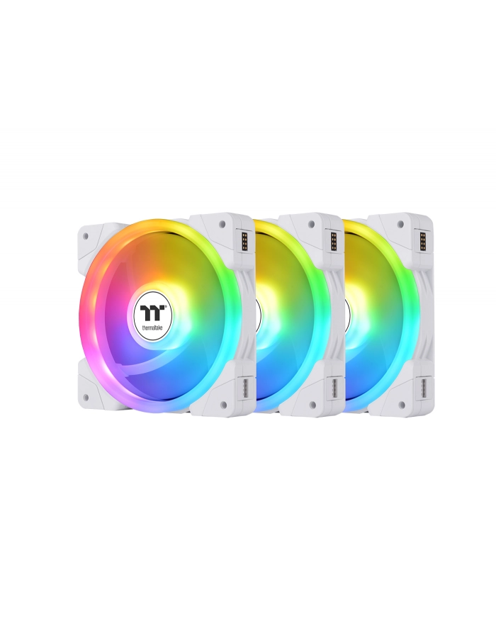 Thermaltake SWAFAN EX12 ARGB Sync PC Cooling Fan Kolor: BIAŁY TT Premium Edition, case fan (Kolor: BIAŁY, pack of 3) główny