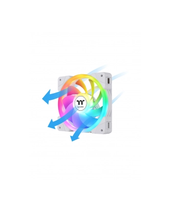 Thermaltake SWAFAN EX12 ARGB Sync PC Cooling Fan Kolor: BIAŁY TT Premium Edition, case fan (Kolor: BIAŁY, pack of 3) nr 2