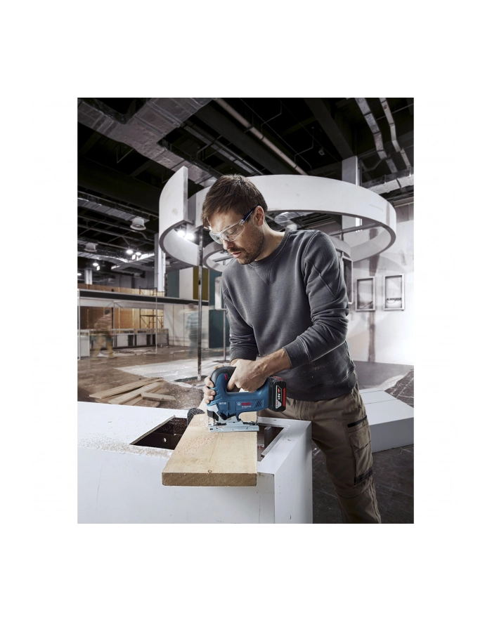 bosch powertools Bosch cordless jigsaw GST 18V-125 B Professional solo, 18 volts (blue/Kolor: CZARNY, without battery and charger, in L-BOXX) główny