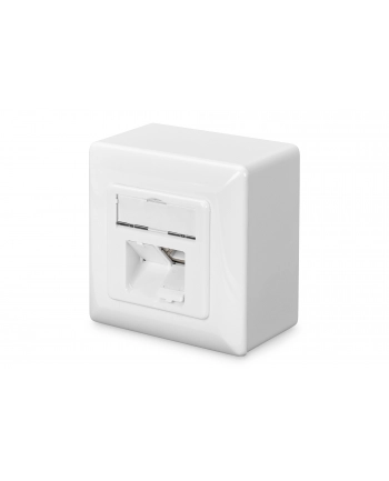 Gniazdo natynkowe kat.6e 2xRJ45 ekranowane nr 1