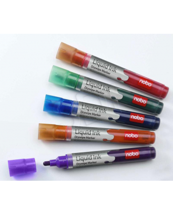 Markery liquid-ink różne kolory 12 szt.
