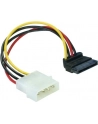 Kabel SATA zasilający MOLEX( M)->SATA(F) 12CM - nr 16