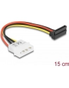 Kabel SATA zasilający MOLEX( M)->SATA(F) 12CM - nr 19