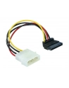 Kabel SATA zasilający MOLEX( M)->SATA(F) 12CM - nr 21