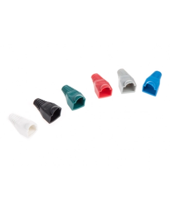 Osłonka na wtyk RJ45 100 sztuk czerwona nr 1