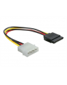 Kabel SATA zasilający MOLEX( M)->SATA(F) 12CM - nr 17