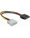 Kabel SATA zasilający MOLEX( M)->SATA(F) 12CM - nr 1