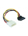 Kabel SATA zasilający MOLEX( M)->SATA(F) 12CM - nr 15