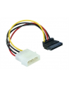 Kabel SATA zasilający MOLEX( M)->SATA(F) 12CM - nr 16