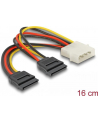 KABEL SATA ZASIL. MOLEX( M)->SATA(F)X2 10CM - nr 29