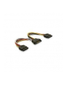 KABEL SATA ZASILAJACY(M) ->2x SATA(F) 15CM - nr 13
