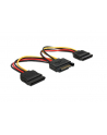 KABEL SATA ZASILAJACY(M) ->2x SATA(F) 15CM - nr 5