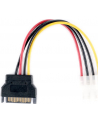 KABEL SATA ZASILAJACY(M) ->MOLEX(F) 12CM - nr 26