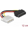 KABEL SATA ZASILAJACY(M) ->MOLEX(F) 12CM - nr 29