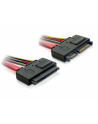 Przedłużacz SATA SLIMLINE 7PIN+ZASIL. 15PIN 20CM - nr 14