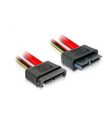 Przedłużacz SATA SLIMLINE+ZASILANIE (M/F) 30CM nr 2