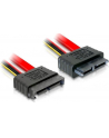 Przedłużacz SATA SLIMLINE+ZASILANIE (M/F) 30CM - nr 8