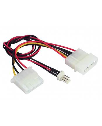 Kabel rozdzielacz zasilania 2xMOLEX/1x3PIN Wenty