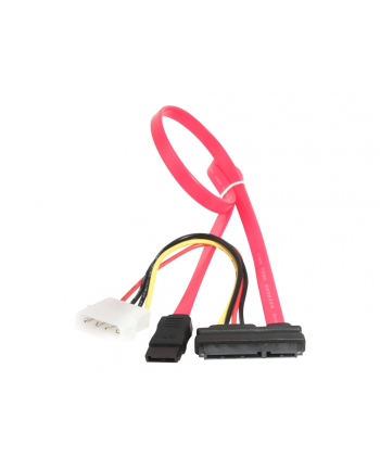 Kabel/Tasma SATA DATA+ZASILANIE COMBO 0.35M