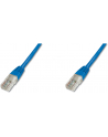 Patch cord kat.5e UTP, CU, AWG 26/7, niebieski 0,5m - nr 11