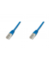 Patch cord kat.5e UTP, CU, AWG 26/7, niebieski 0,5m - nr 16