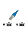 Patch cord kat.5e UTP, CU, AWG 26/7, niebieski 0,5m - nr 17