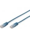 Patch cord kat.5e UTP, CU, AWG 26/7, niebieski 0,5m - nr 20