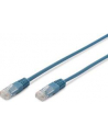 Patch cord kat.5e UTP, CU, AWG 26/7, niebieski 0,5m - nr 24