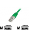 Patch cord kat.5e UTP, CU, AWG 26/7, zielony 0,5m - nr 21