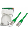 Patch cord kat.5e UTP, CU, AWG 26/7, zielony 0,5m - nr 7