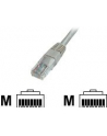 Patch cord kat.5e UTP, CU, AWG 26/7, szary 0,5m - nr 10