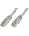 Patch cord kat.5e UTP, CU, AWG 26/7, szary 0,5m - nr 14
