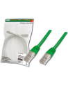 Patch cord kat.5e UTP, CU, AWG 26/7, zielony 1m - nr 6