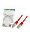 Patch cord kat.5e UTP, CU, AWG 26/7, czerwony 1m - nr 11