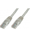 Patch cord kat.5e UTP, CU, AWG 26/7, szary 1m - nr 11