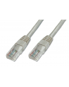 Patch cord kat.5e UTP, CU, AWG 26/7, szary 1m - nr 12