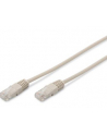 Patch cord kat.5e UTP, CU, AWG 26/7, szary 1m - nr 15