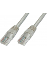 Patch cord kat.5e UTP, CU, AWG 26/7, szary 1m - nr 19