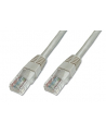 Patch cord kat.5e UTP, CU, AWG 26/7, szary 1m - nr 1