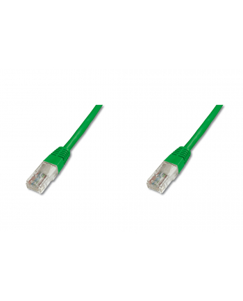 Patch cord kat.5e UTP, CU, AWG 26/7, zielony 2m